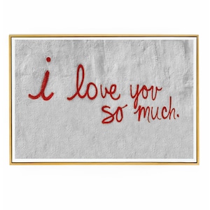 Love You So Much Austin | Metallic Paper Photo Print | Texas Mural Photo | Austin Gift | Gallery Wall Art | Texas Wall Art | Graffiti Art