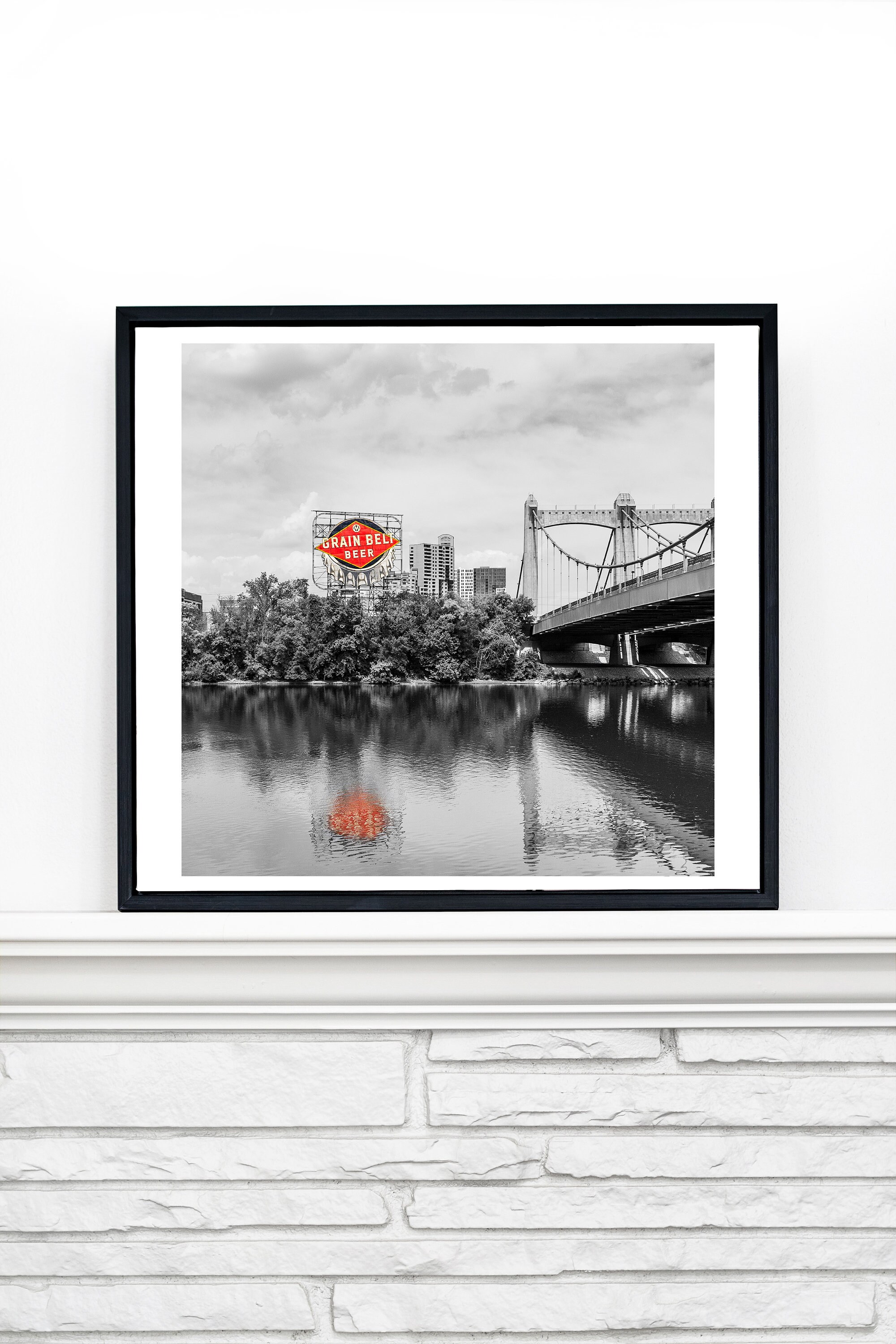 Grain Belt Sign Neon Beer Sign Gallery Wall Art Minneapolis MN Photo