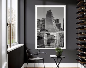 Austin Graffiti Bridge | Texas Print | Gallery Wall Art | Austin Texas Photo | Unframed Photo Print | Texas Wall Art | Cityscape Print
