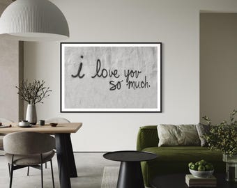 I Love You So Much Austin | Texas Wall Art | Texas Mural Photo | Austin Print | Gallery Wall Art | Unframed Photo Print | ATX Mural Artwork