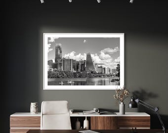 Downtown Austin Skyline | Austin Texas Print | Austin Print | Unframed Photo Print | Austin TX Photos | Zilker Park Photo | Lou Neff Point