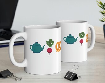 The Office Coffee Mug, The Office Tv Show Mug, The Office Mug, The Office TV show 11 oz Mug, Dwight Schrute Fan Gift, Bears Beets, Pretzel