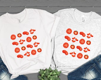 Farmers Market Shirt, Tomato T-Shirt, Garden Gifts Shirt, Veggie Shirt,  Farmerish Tee, Farm Girl TShirt, Botanical Shirt,Weekend Outfit tee