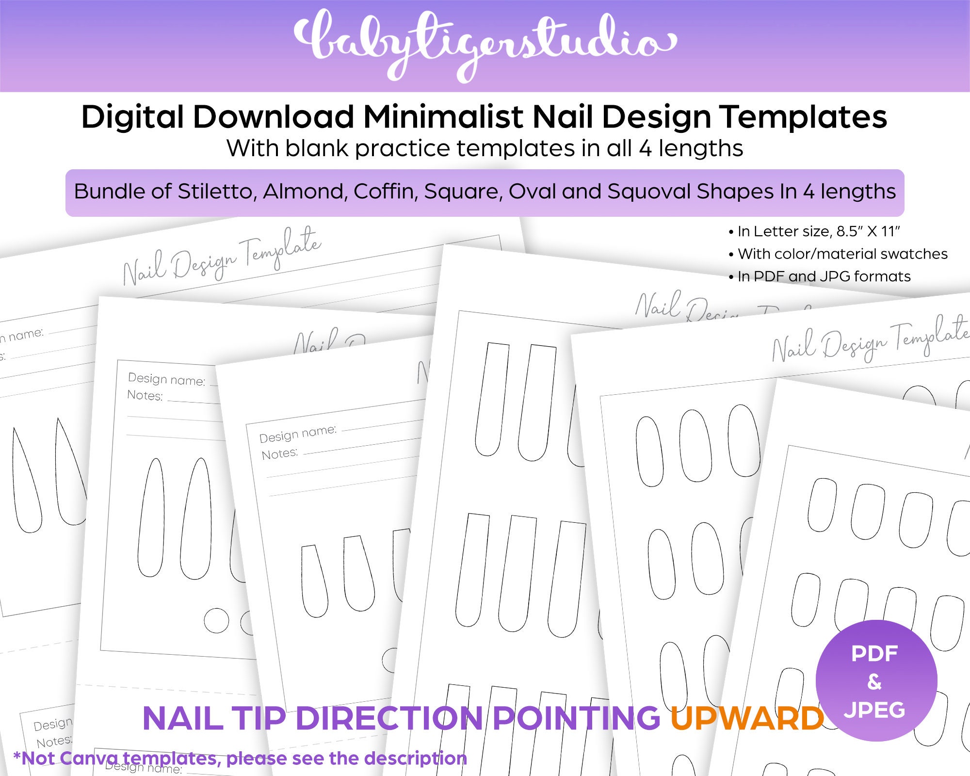 How to Create A Nail Practice Sheet | TikTok