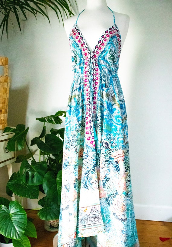 Strappy maxi dress casual shop