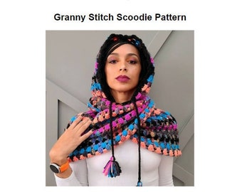 Granny Stitch Scoodie Pattern