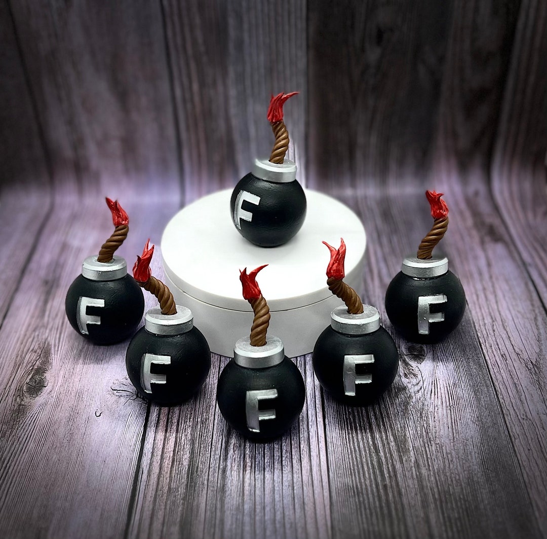 F Bomb Pieces / Pack of 2 or 4 / 3.25 X 1.75 in / Tumbler Topper Pieces ...