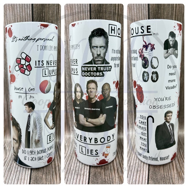 House tumbler / tv show tumbler / tv show quotes / tv show collage / colorful
