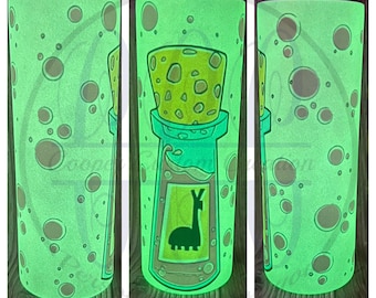 Llama Potion bottle tumbler / llama potion / emperors / glow in the dark  / colorful / cartoon movie