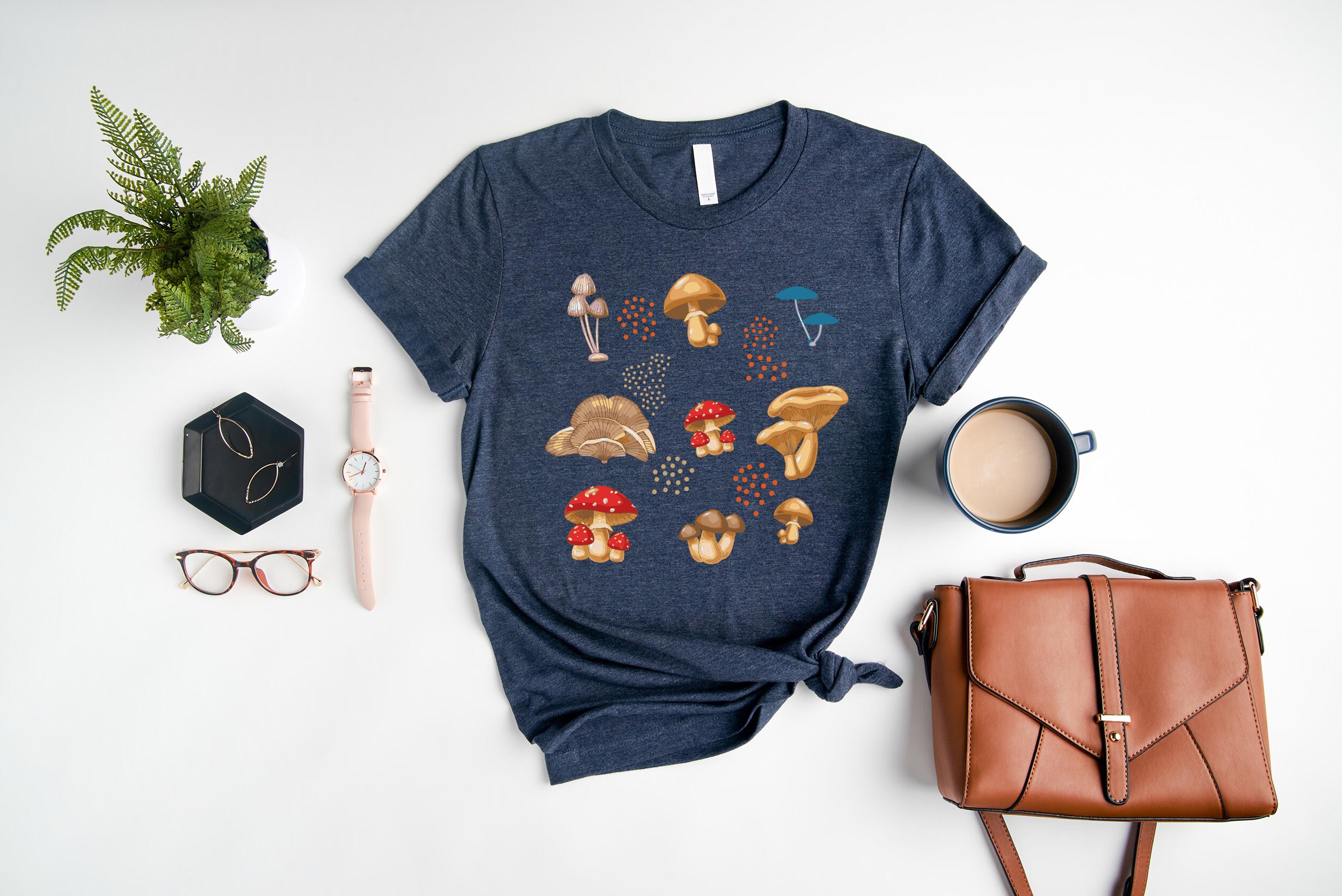 Discover Aesthetic Mushroom Shirt, Magic Mushroom T-Shirt