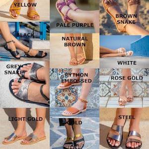 Sandals Women Sandals for Women Leather Sandals Greek Sandals Sandals Sandales Cuir Femme Sandalen Damen CLELIA image 6