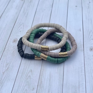 Heishi Bracelet, Stacking Bracelet, Womens Bracelet, Gift for Women, Gift for Girls