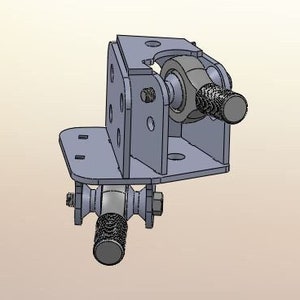 Dual Mount 4 Link Frame Halterung DXF-Datei