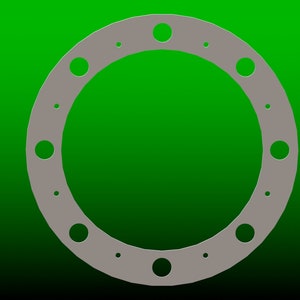 Drill Template 8x170 to 8x6.5 DXF File Only!