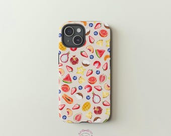 Tropical Fruit Slices Phone Case: Summer iPhone, Galaxy, Pixel