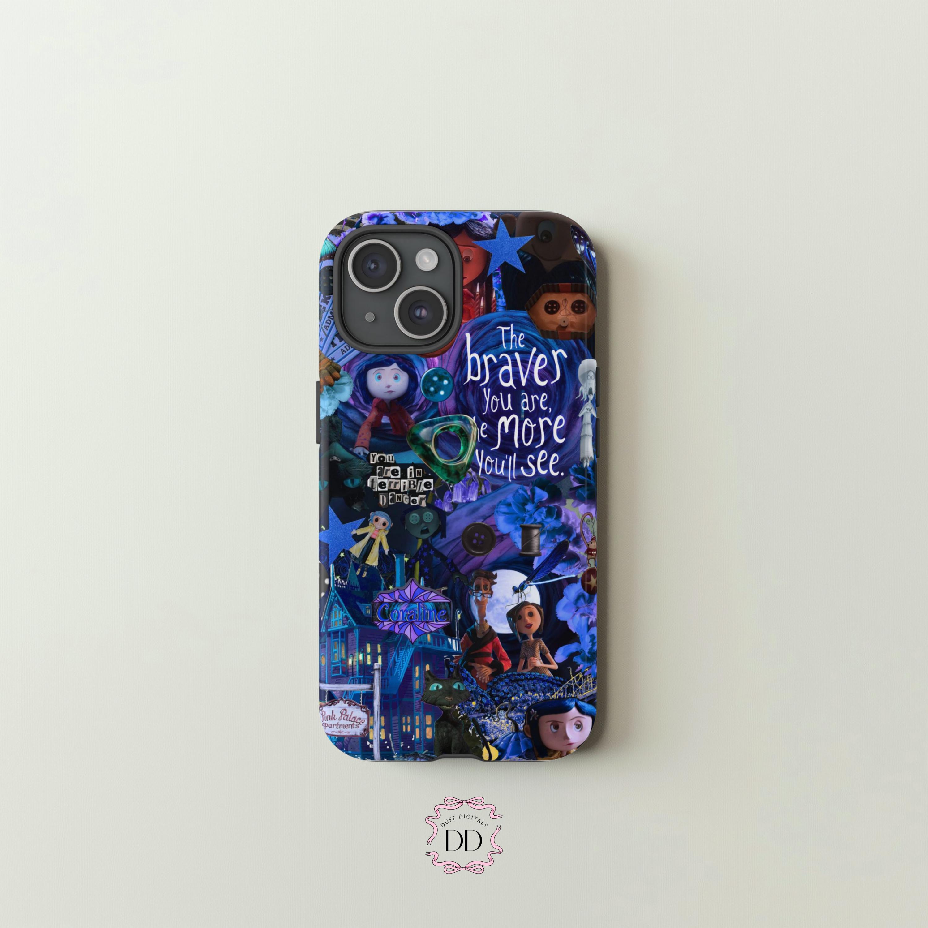 Coraline Phone Case Halloween - Etsy Coraline Phone Case Halloween - Etsy