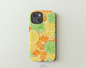 Citrus Fruit Slices Phone Case: iPhone, Samsung, Pixel
