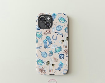 Etui na telefon „Coast Cowgirl”: plażowy, westernowy design