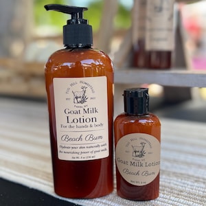 All Natural Goat Milk Lotion: Farm Fresh Moisture