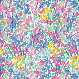 Seaside Garden Algae Tropical Floral Cotton Fabric Art Gallery Fabrics WPA-54503 BTY
