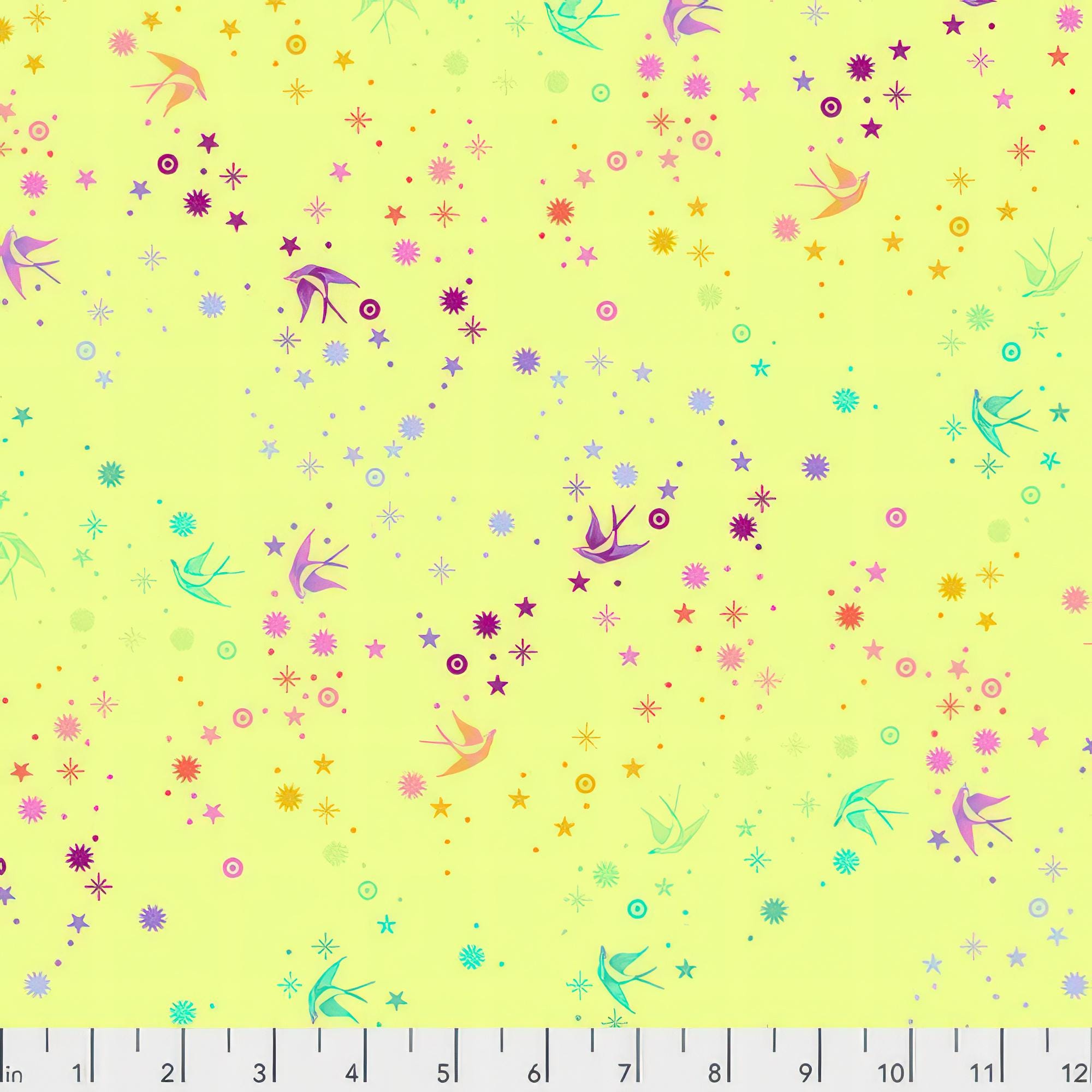花卉91 Flower Shop Charm Pack Clothworks SQ0332 Multicolored Floral