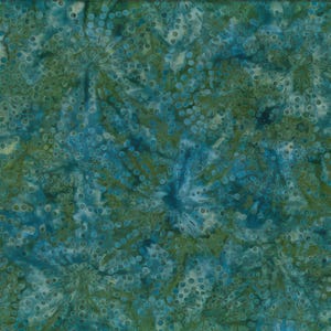 Wilmington Prints Blue Green Sparkles Batik 22128-774 Cotton BTY