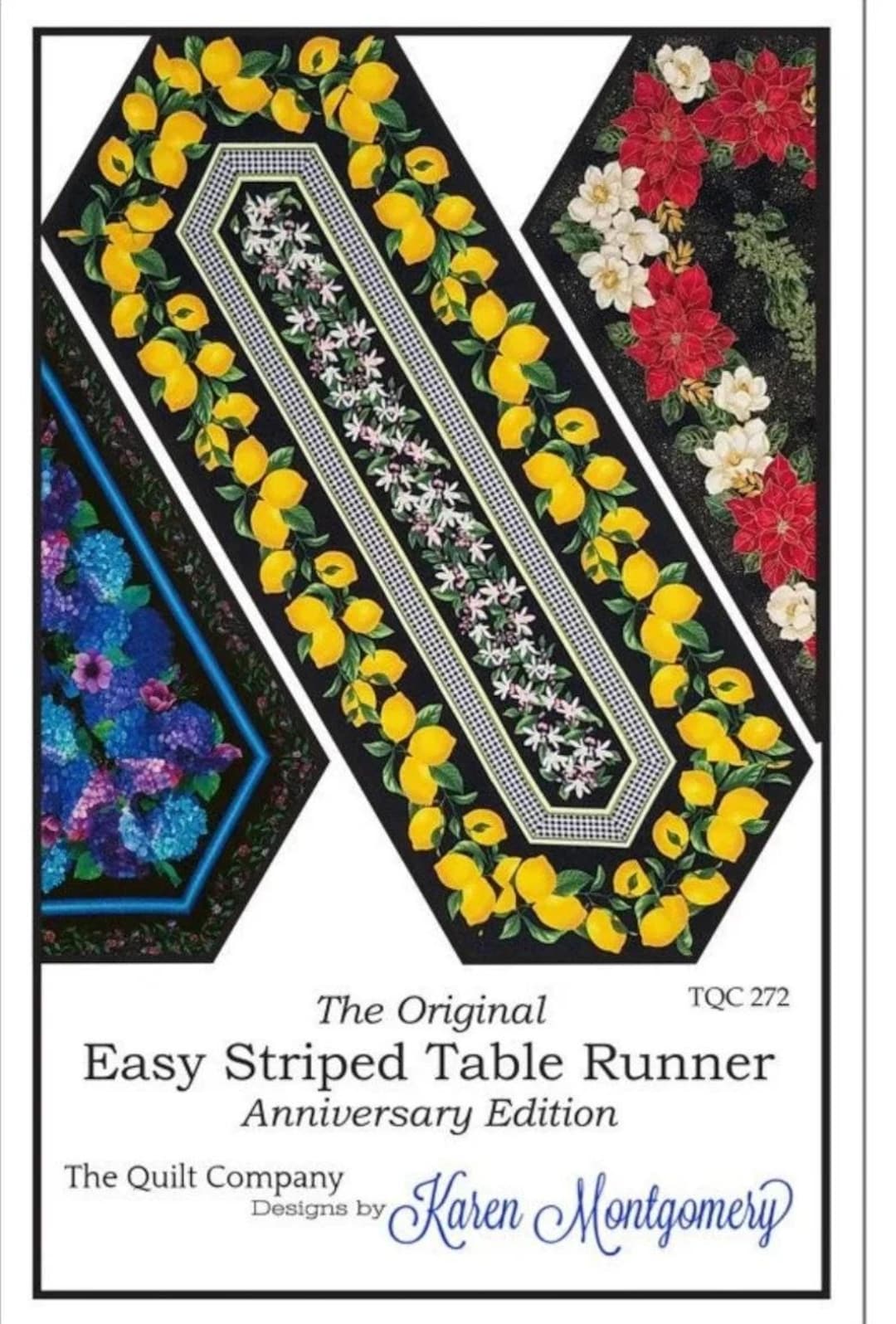 The Original Easy Striped Table Runner Quilt Pattern Karen Montgomery ...
