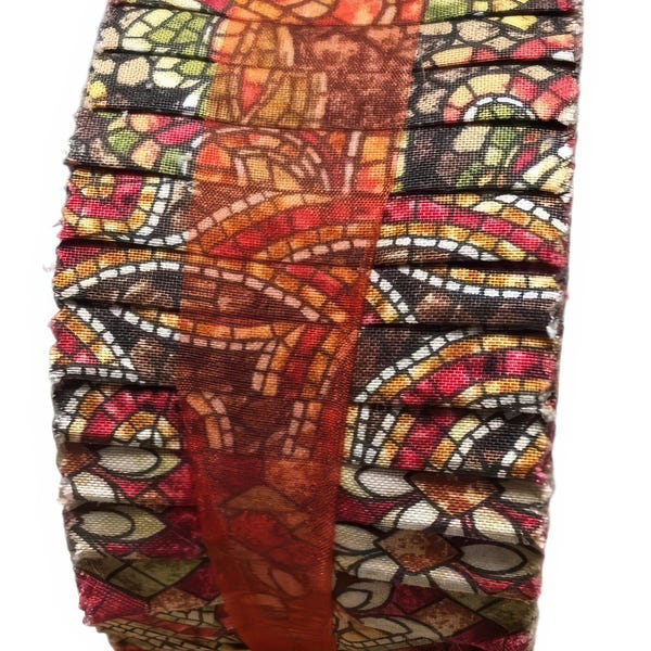 Byzantium Rost Mosaik 40 Stück Strip Pie 2 1/2 "X 44 Benartex im Ruhestand