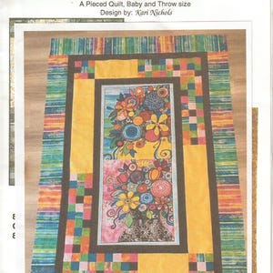 Kit de edredón Spotlight con paneles y telas decorativas recién cortadas de P&B Fabrics