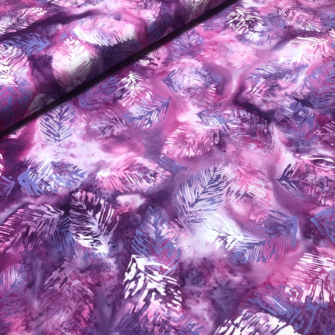 Hoffman Fabric Bali Batik Punch Leaf Cotton Fabric T2394474 Etsy