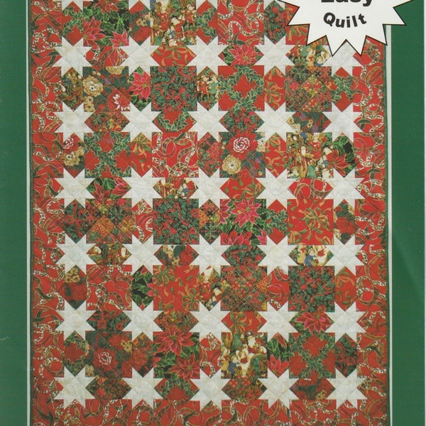 Presse pour porte arrière Stardust Lap, grand lit double et grand lit king-size Fat Quarter, motif de courtepointe facile 1999