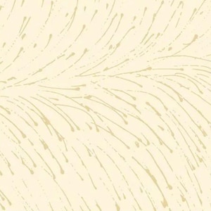 Puede incluir: Papel pintado color crema con un patrón repetitivo de líneas finas y curvas y pequeños puntos en beige claro. El diseño se asemeja a una representación estilizada de hierba o pinceladas, creando un efecto texturizado.