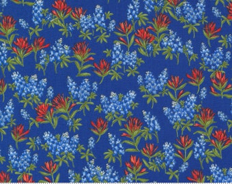 Wildflowers Bluebonnet By Moda 33622 12 BTY