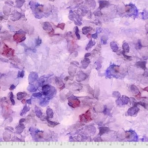 Katrinka Into The Woods Collection Cotton Fabric Eucalyptus Lavendar PWKA009