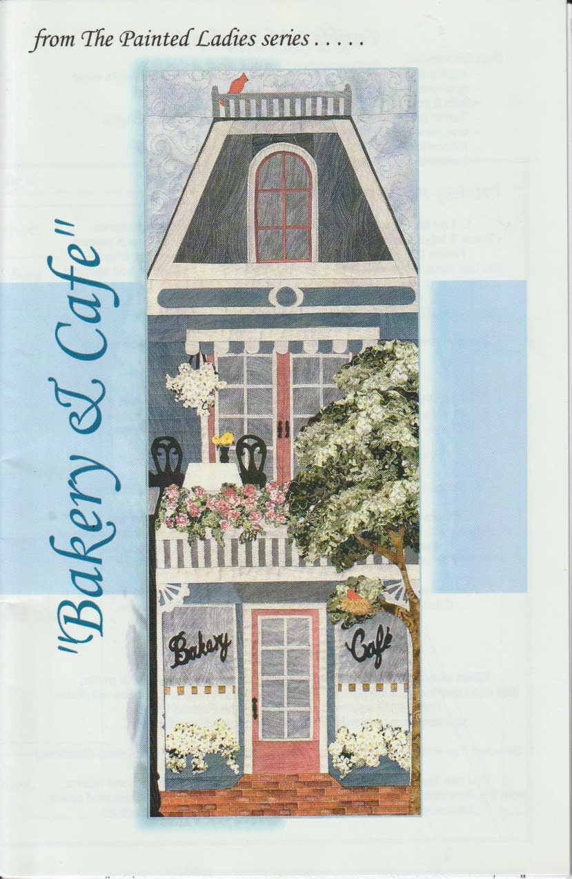 The Painted Ladies Series Quilt Patterns the Flower Shop Etsy