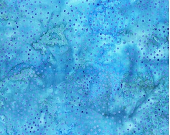 Splash Of Color Batik Fabric, Morning Glory Cotton 8588-B BTY