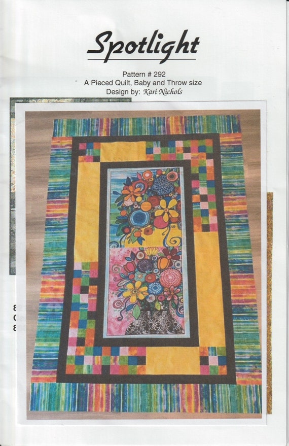 Spotlight Pieced Quilt Pattern Spotlight Pieced Quilt Pattern