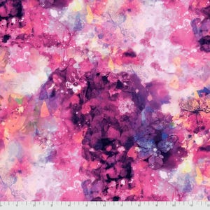 Katrinka Into the Woods Collection Oak Shadows Cotton Fabric PWKA002 Sangria Free Spirit Fabrics