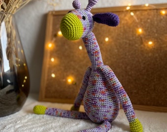 Gehäkelte Giraffe "Frida" aus Baumwolle