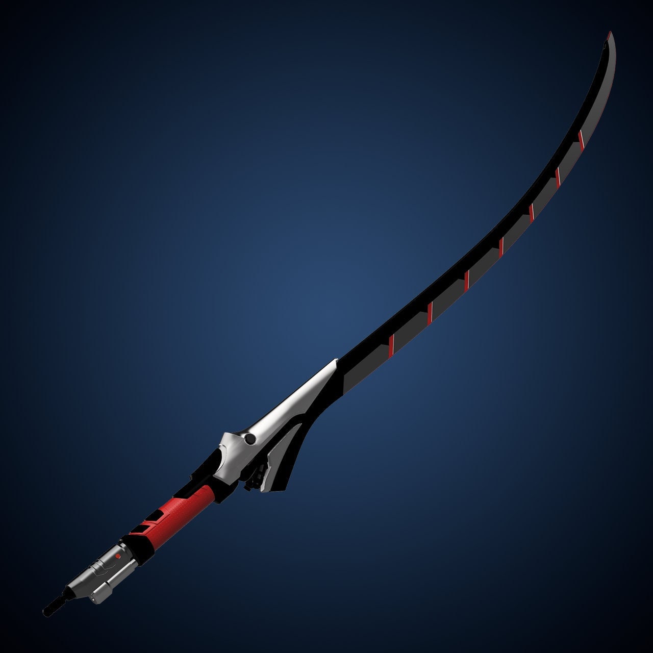 Genji's Dragonblade and Shuriken, as Made by Man at Arms