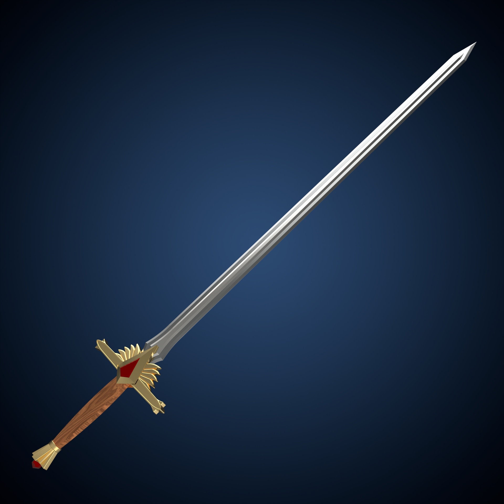 Yoru Dracule Mihawk Sword - One Piece Live Action Cosplay, 3D models  download