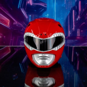 Kids Power Ranger Helmet Red 
