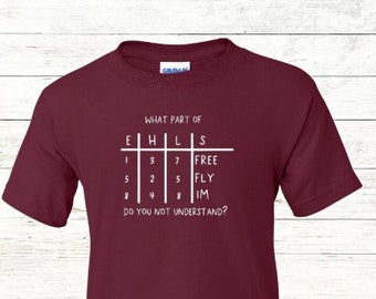 Youth Swimmer Event Tee – Heat Sheet, Psych Sheet Design