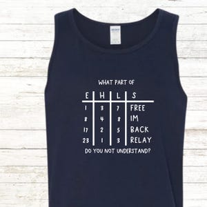 Adult Swimmer Event Tank - What don&#39;t you understand?