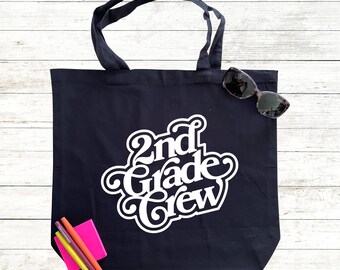 Teacher Crew Grade Level Tote Bag