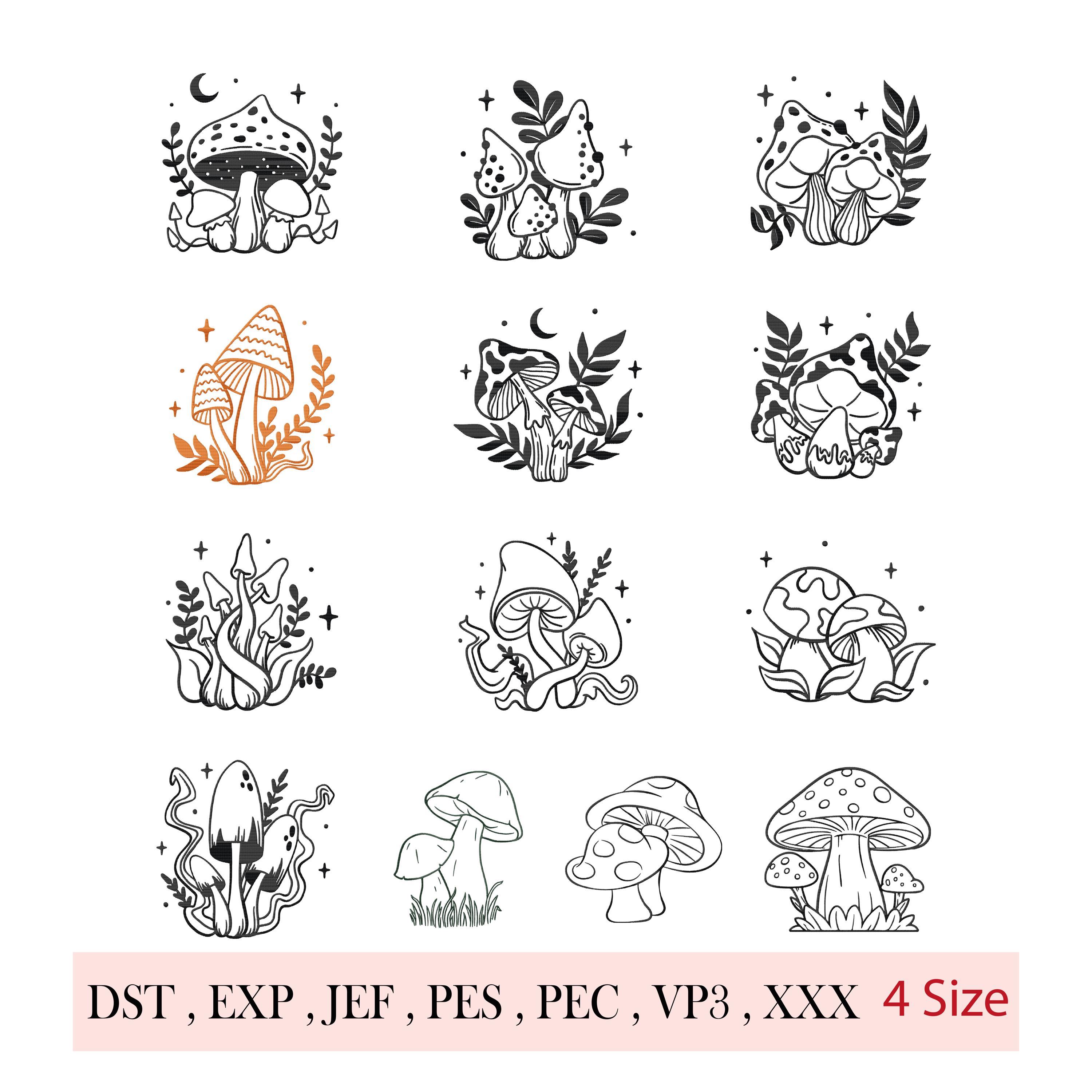 Floral Machine Embroidery Design Bundle, Mini Flower Designs, Satin ...