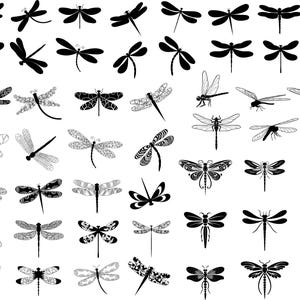 DRAGONFLY SVG, Dragonfly Svg Bundle, Dragonfly Clipart, Dragonfly Cut Files For Cricut, Dragonfly Vector, Insects Svg