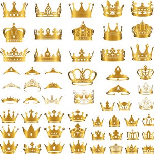 Royal Crown SVG File, King Crown SVG, Queen Crown SVG, Princess Tiara Svg, File For Cricut, For Silhouette, Cut File, Png, Svg
