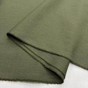 Green Cotton Linen Fabric: Natural Breathable Soft Linen Blend – Dress & Apparel 150cm Width