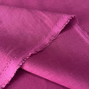 Washed linen soft fabric by the yard / %100 linen fabric / Soft linen fabric / Pure linen fabric clothing / European linen
